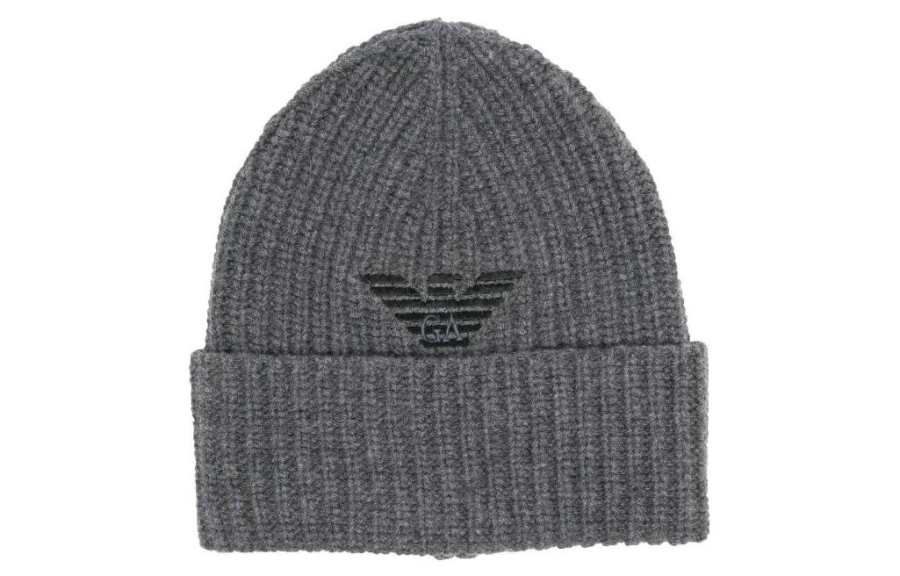 EMPORIO ARMANI Beanies Men's Gray