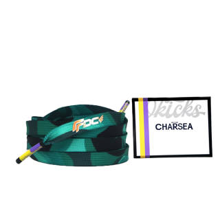CHARSEA Shoelaces Unisex Couple's Green