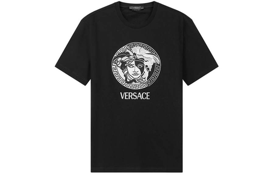 VERSACE Medusa Printed Crewneck T Shirt