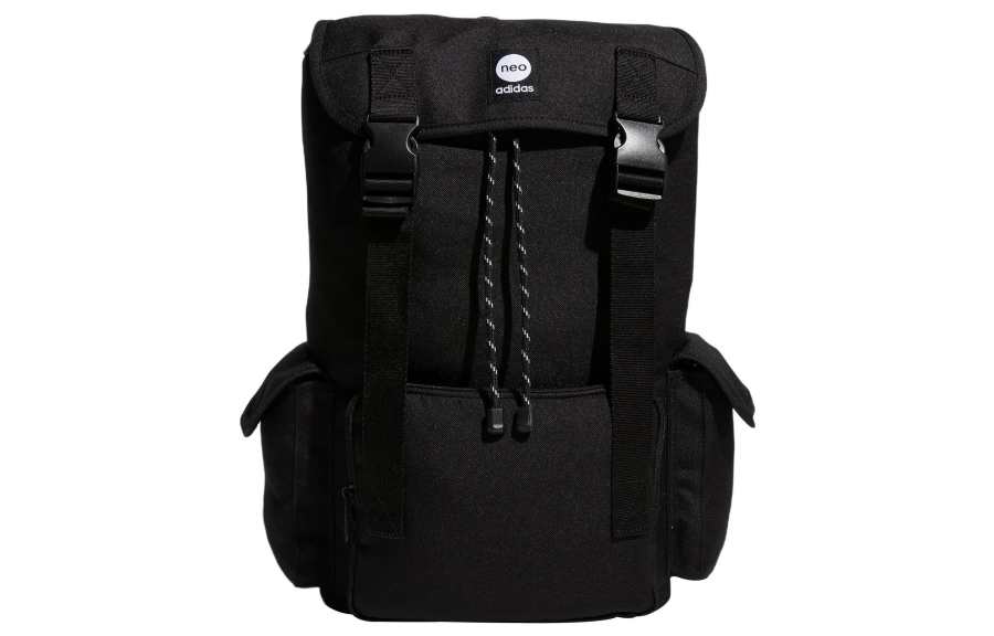 Adidas Neo Polyester With Recycled Material Backpack Regular Unisex Black