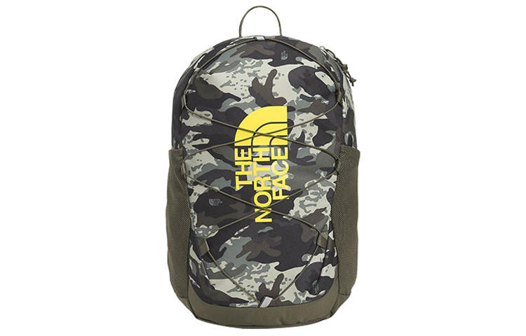 THE NORTH FACE 24.6L Backpack Double Shoulder Outdoor Bag Abrasion Resistant Camouflage Unisex
