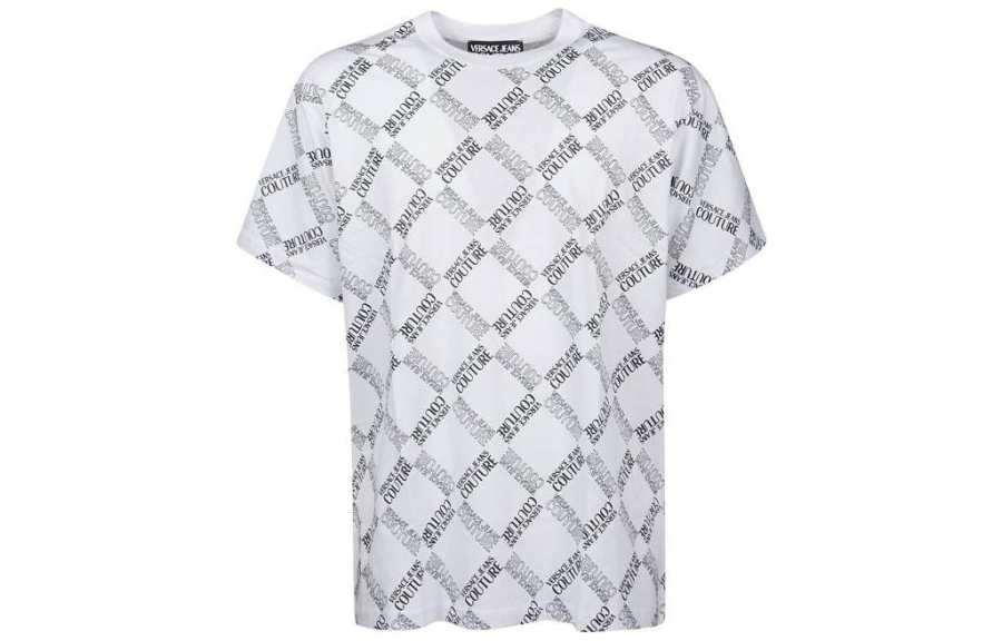 VERSACE JEANS COUTURE 【Previous Season】logo crew-neck T-shirt