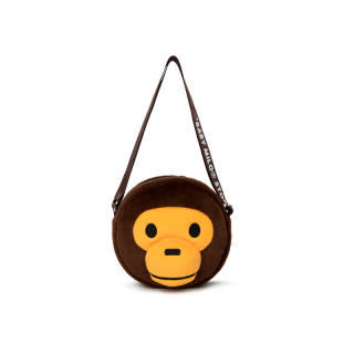 Aape Polyester Crossbody Bags Unisex Brown