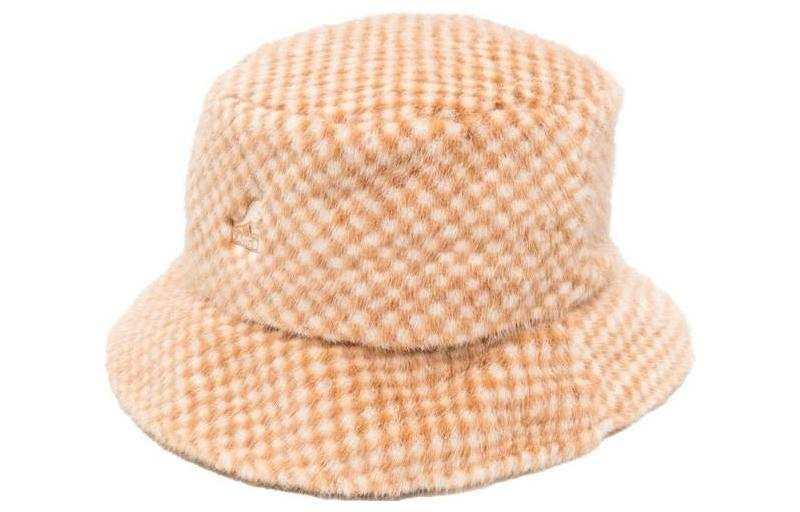 KANGOL KANGOL Logo patch Faux fur Bucket Hat