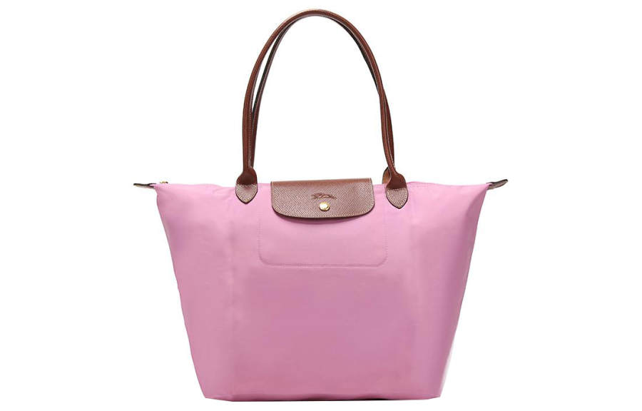 LONGCHAMP Le Pliage Nylon Dumpling Bag Handbag, Shoulder Bag Women's Pink