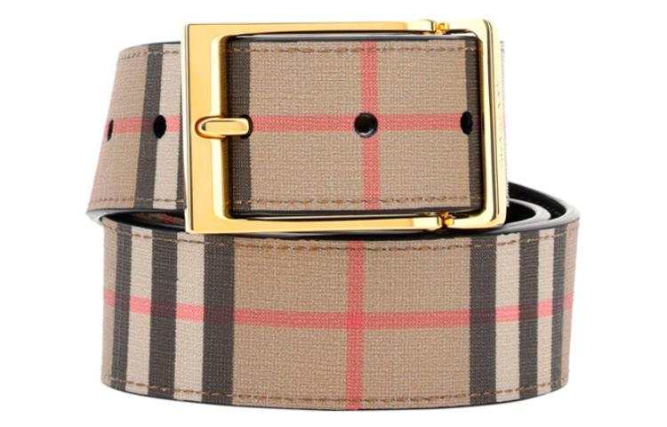 Burberry Vintage Check-print belt