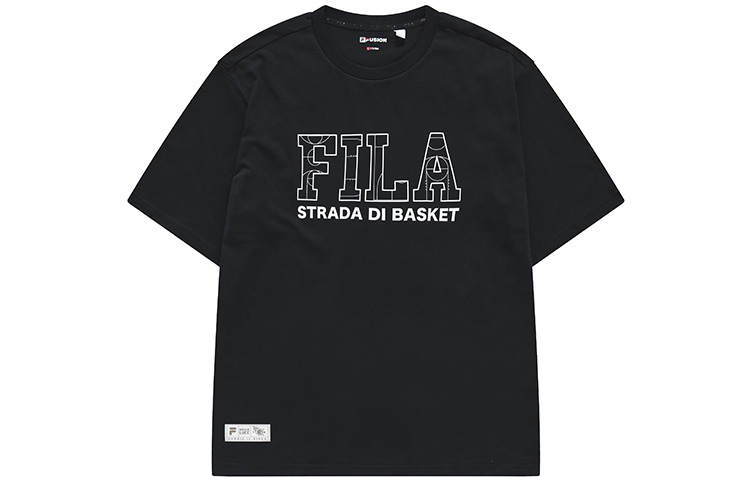 FILA FUSION T Shirt Men's Pitch Black