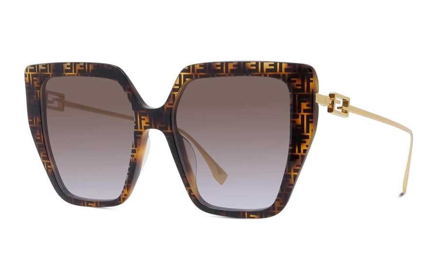 FENDI FENDI Oversized Frame Sunglasses