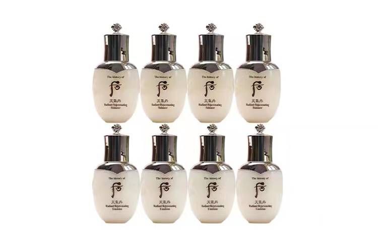 The History Of Whoo Weather Dan Water Lotion Sample Sets Moisturizing And Hydrating Lotion 25ml*4+Essence 25ml*4