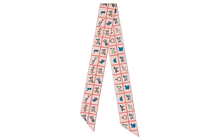 HERMES Hermès Pre Owned 2020s Couvertures Et Tenues De Jour Ribbon Scarf