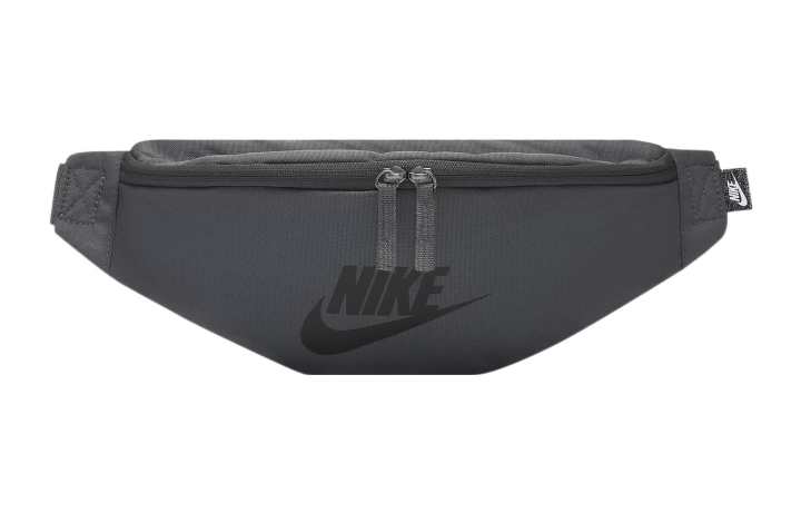 Nike Nike Nylon One Shoulder Crossbody Sling Bag, Fanny Pack Regular Unisex Iron Gray/Black