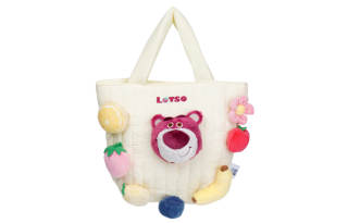 POTDEMIEL Polyester Handbag Regular Unisex Ecru