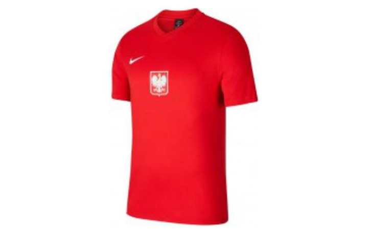 Nike Nike T Shirts Men's Red Crew Neck Moderate Straight Fit