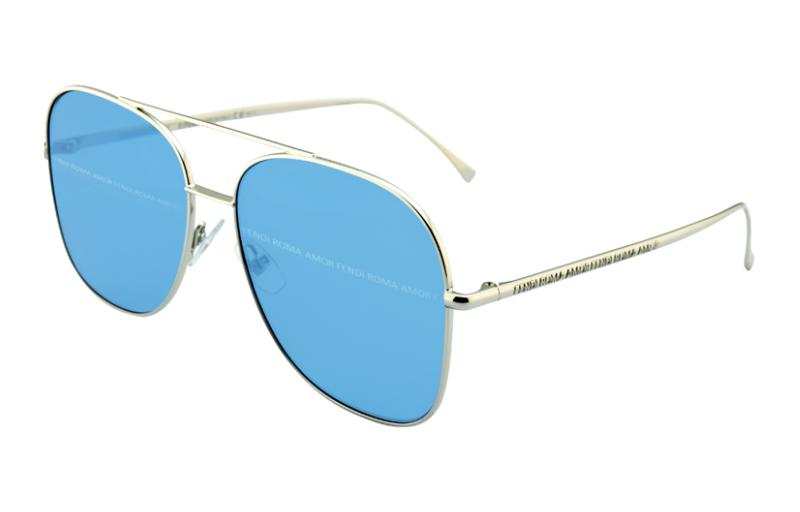 FENDI Alloy Aviator Sunglasses Unisex