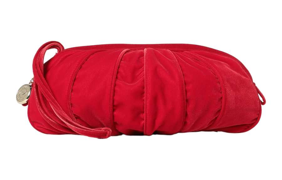 EMPORIO ARMANI Viscose Clutch Women's Red