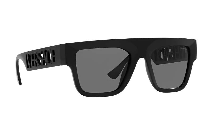 VERSACE 【New to SaleBest of: PromotionsPrevious Season】logo-embossed square-frame sunglasses