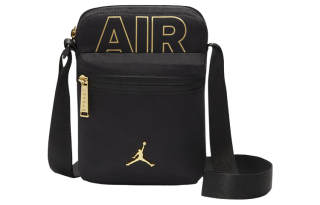 Jordan Fabric Shoulder Bag, Crossbody Bag Regular Unisex Black