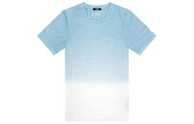 BALMAIN T Shirts Men's Sky Blue Crew Neck Moderate Straight Fit