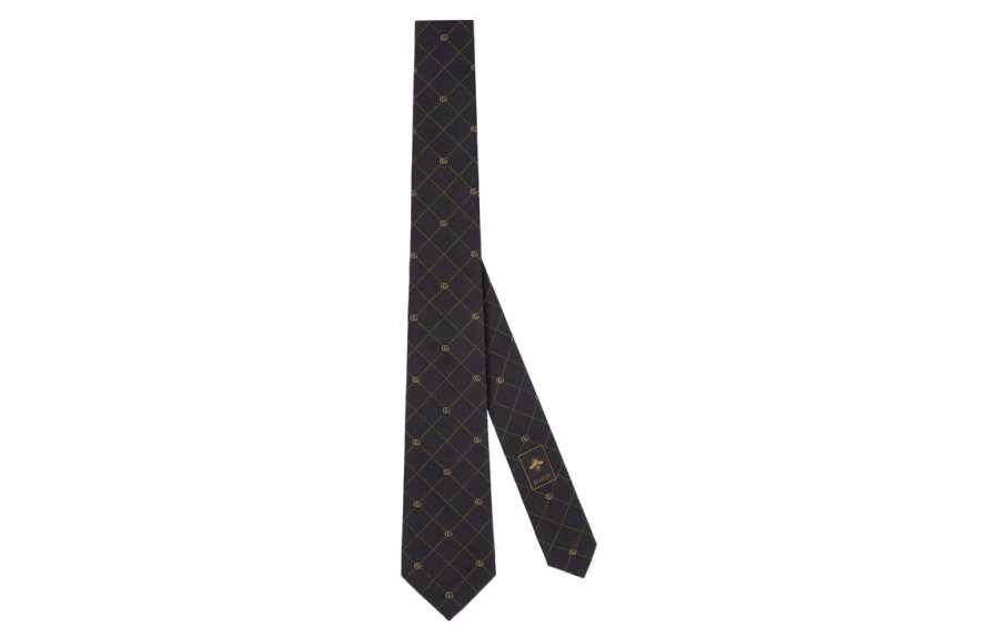 GUCCI GUCCI Interlocking G Pointed Tip Tie