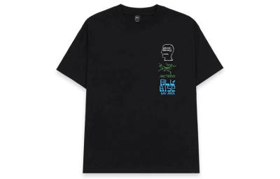 Brain Dead X Arcteryx T Shirts Unisex Black Crew Neck Moderate Straight Fit