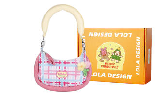 LOLA DESIGN Polyester Shoulder Bag, Handbag, Shoulder Bag, Crossbody Bag Small Women's Pink Purple