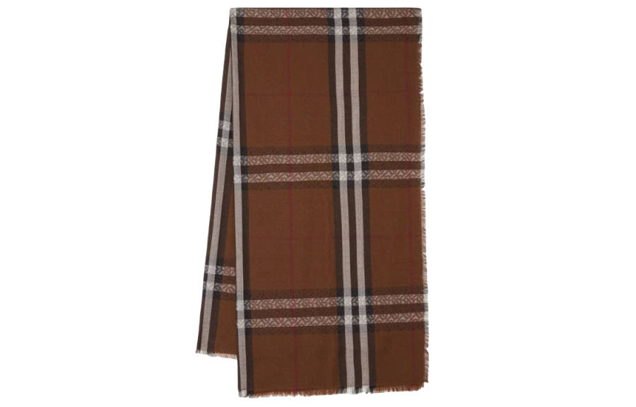 Burberry Silk Knit Scarves Unisex
