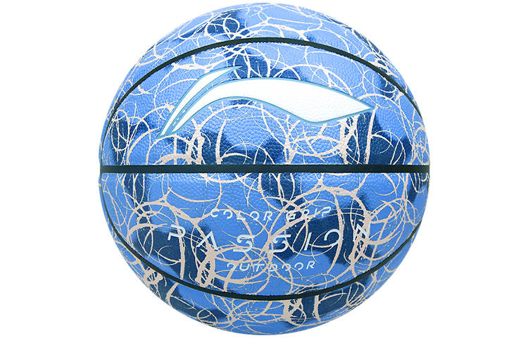 Li-Ning Li Ning Rubber Basketball Heather Colorful Blue Size 7 Training Unisex
