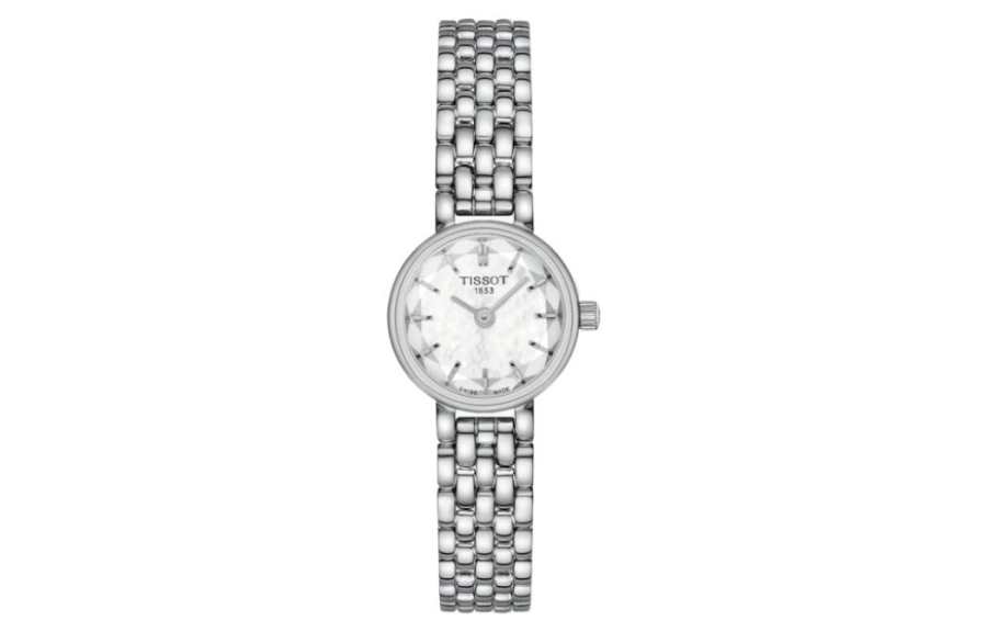 TISSOT Quartz Movement 30m Waterproof Women's Watch 19.5mm White Dial Stainless Steel Case