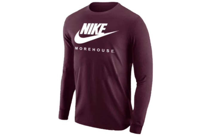 Nike Nike T Shirts Men's Dark Red Crew Neck Moderate Straight Fit
