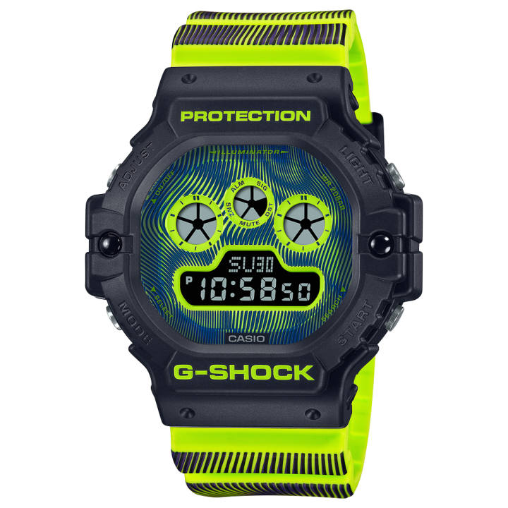 CASIO CASIO Men G-SQUAD Series 51.4mm Yellow Watch DW-5900TD-9PR