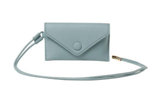 MaxMara Leather Card Holder Women's Light Blue