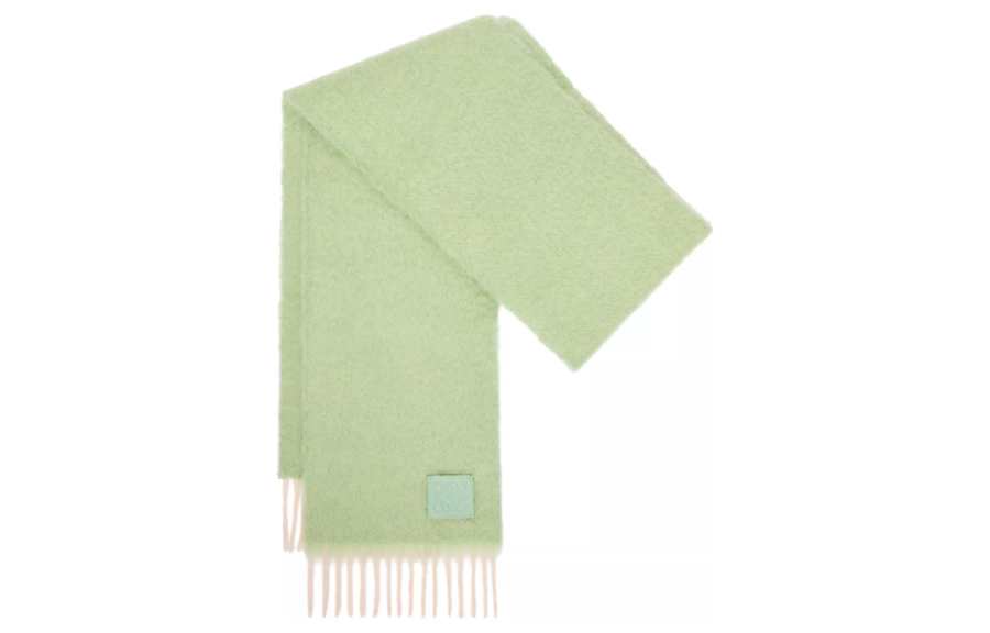 LOEWE LOEWE Anagram Patch Fringed Scarf
