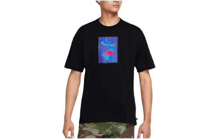 Nike Nike T Shirts Men's Black Crew Neck Moderate Other