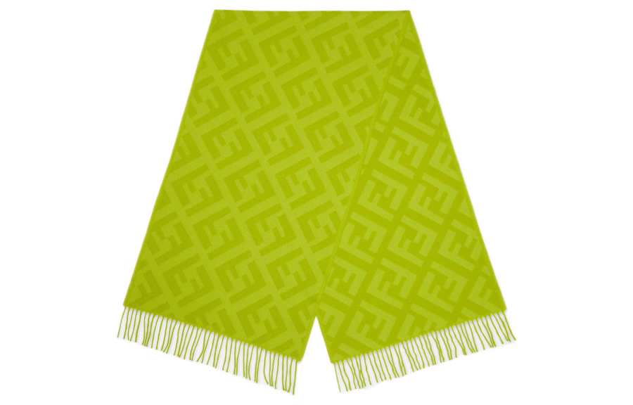 FENDI Knit Scarves Women's Green