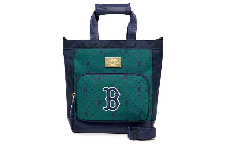 MLB Polyester Tote Bag, Shopping Bag, Shoulder Bag, Crossbody Bag, Handbag Regular Men's Green