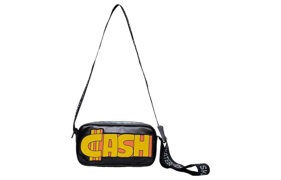 Li-Ning Li Ning Coated Fabric Crossbody Bags Regular Unisex Black