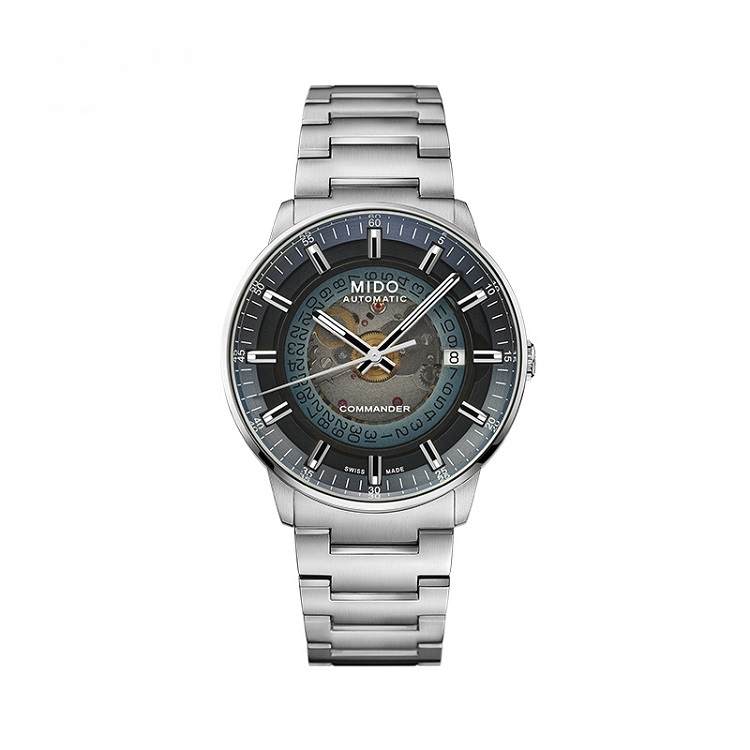MIDO Commander Automatic Mechanical Movement 50m Waterproof Men's Watches Watch 40mm Blue Dial