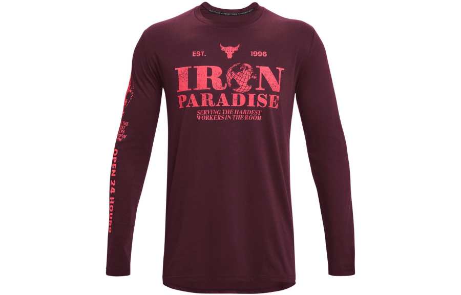 Under Armour FW22 T Shirt Men's Burgundy