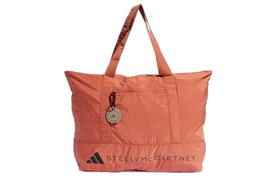 Adidas Adidas Recycled Polyester Plain Weave Fabric Portable Sports Bag, Gym Bag Women's Brown