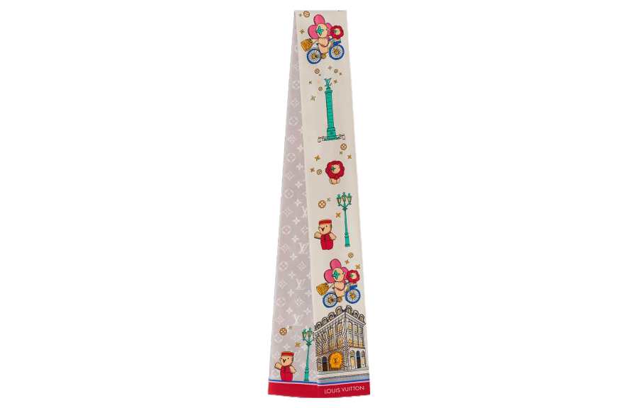 LOUIS VUITTON Vivienne Scarves Women's Beige