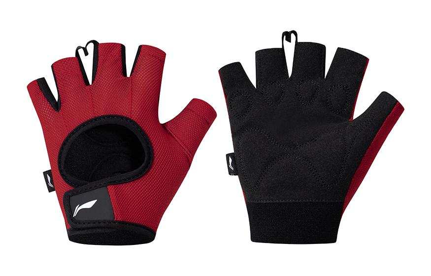 Li-Ning Li Ning Sports Gloves Unisex Red