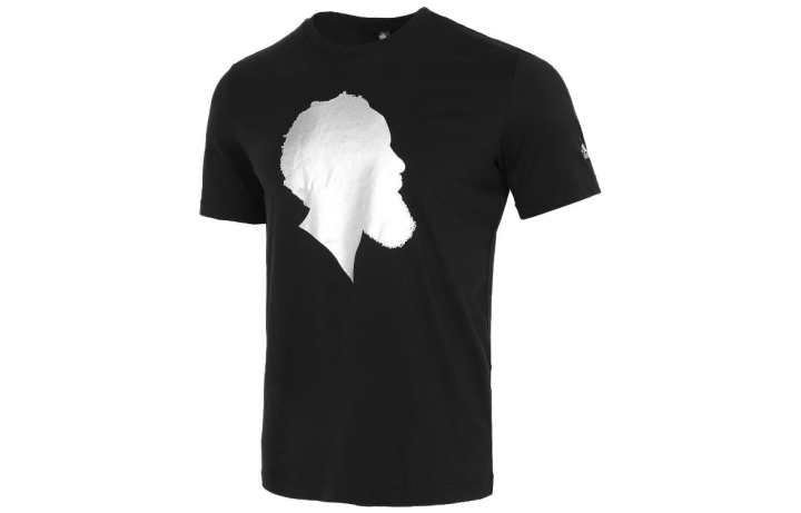 Adidas Adidas T Shirts Men's Black Crew Neck Moderate Straight Fit