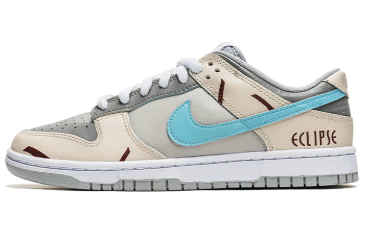 Nike Nike Dunk Skateboard Shoes Men's Beige Gray Blue