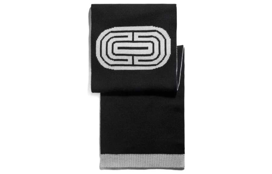 COACH COACH Knit Scarves Unisex Gray