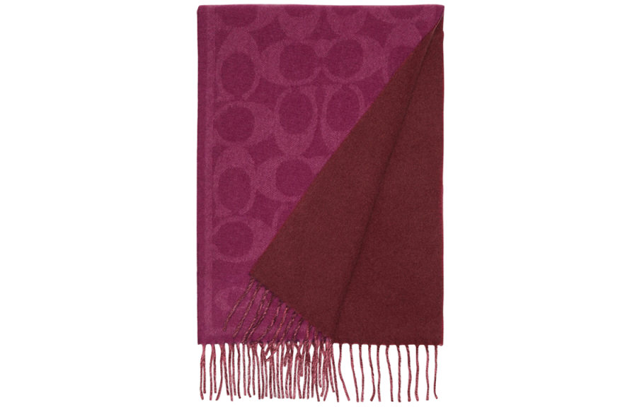 COACH COACH 100% Small Cashmere Scarf Women's