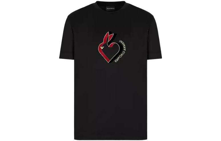 EMPORIO ARMANI SS23 T Shirt Men's Black
