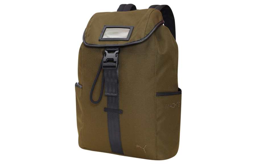 PUMA PUMA Artificial Leather With Textile Backpack Regular Unisex Dark Green