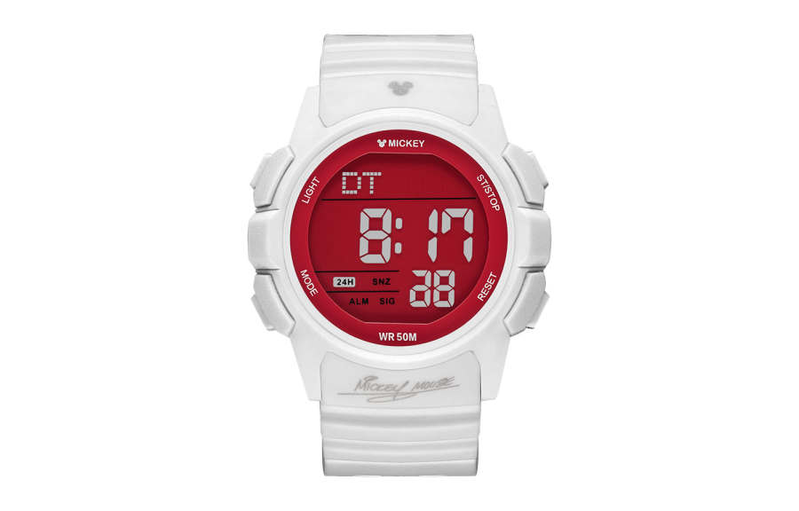 Disney Electronic Movement Watch Unisex Red Watch Dial