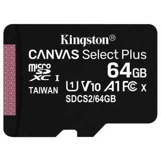 Kingston Dashcam Memory Card High Speed TF Card, Camera Exclusive, Surveillance Cell Phones U1 Memory Card SDCS2 64GB