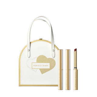PERFECT DIARY Small Slim Heel Slim Tube Matte Mouth Red Box Velvet Soft Matte Easy to Blend Natural Long Lasting